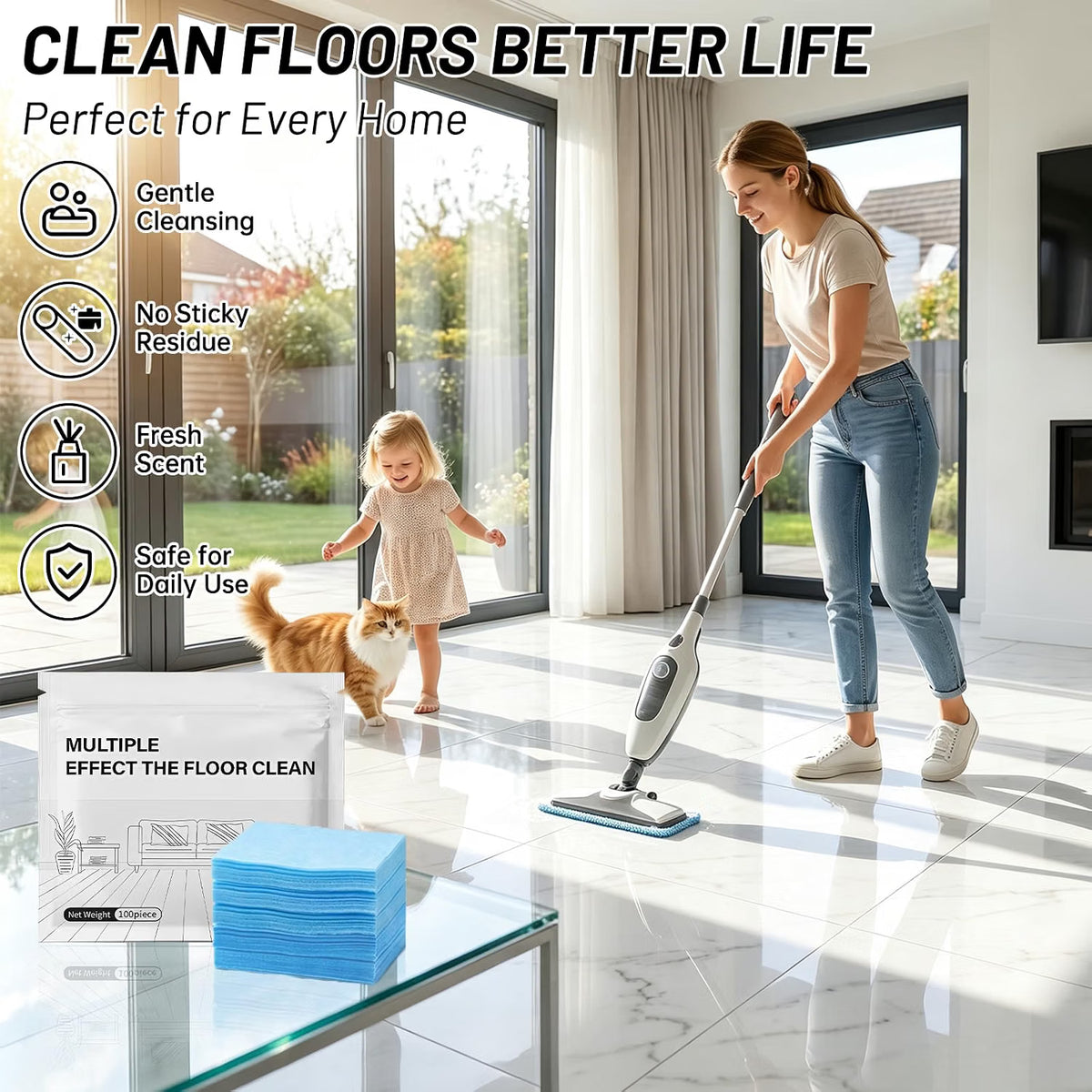 FreshSweep™ Floor Cleaning Sheets