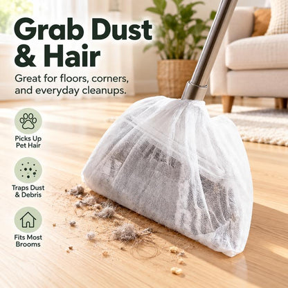 SweepEase™ Disposable Broom Dust Covers