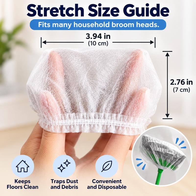 SweepEase™ Disposable Broom Dust Covers