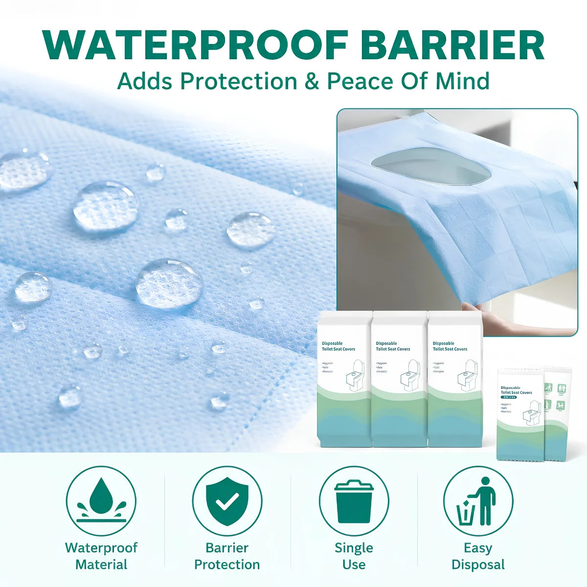 CleanSeat™ Disposable Toilet Seat Cover