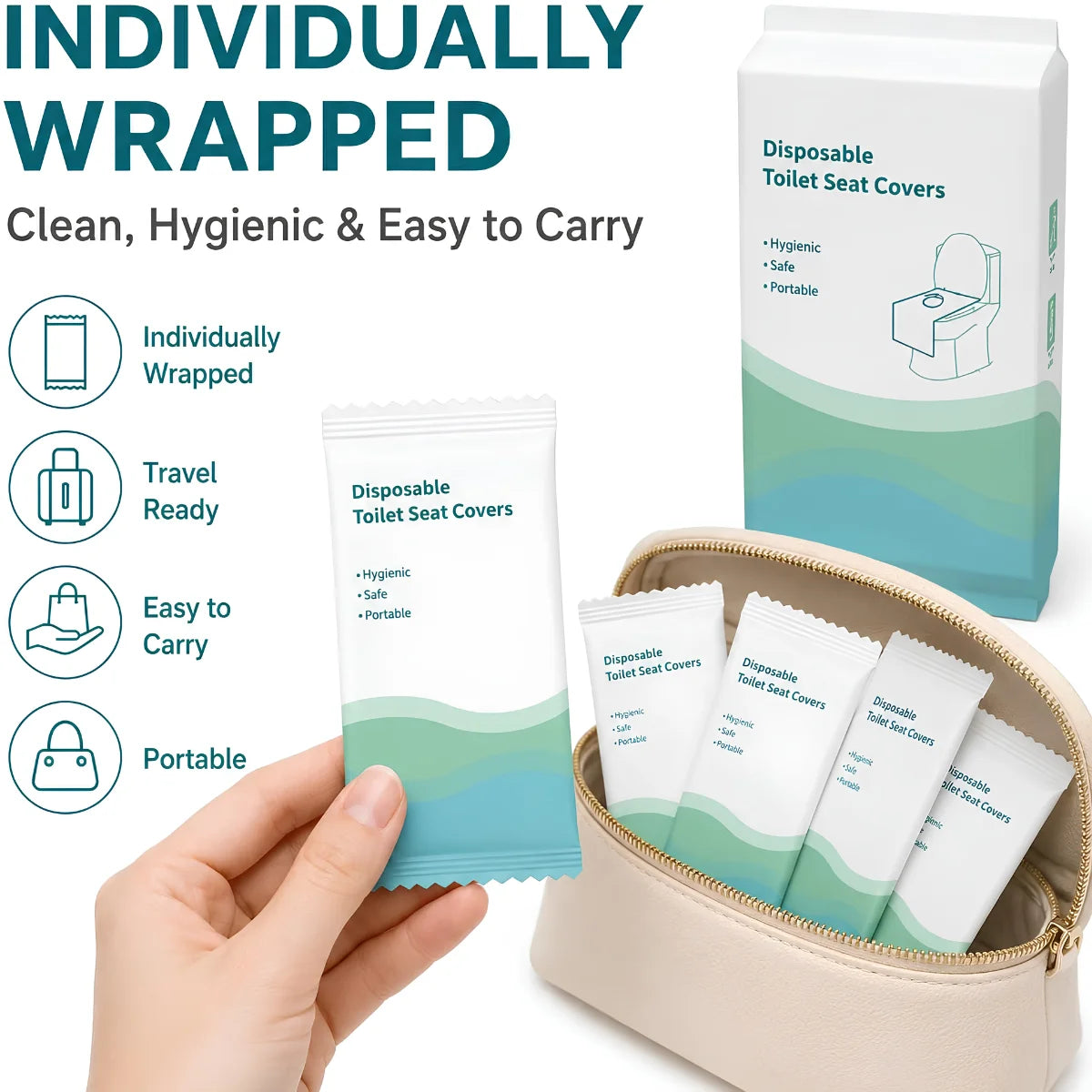 CleanSeat™ Disposable Toilet Seat Cover