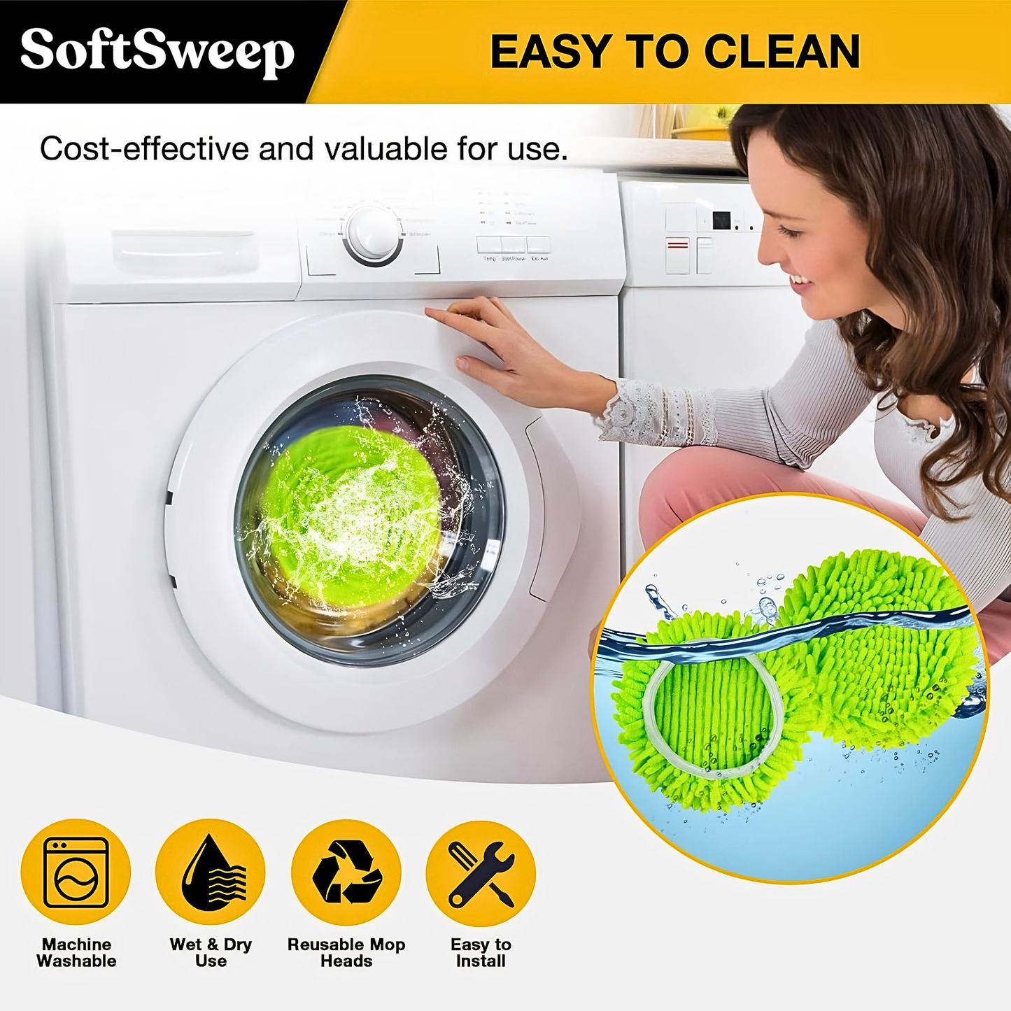 SoftSweep™ Mop Heads