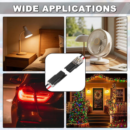 SnapWire™ Double-Wire Quick-Connect Electrical Connectors