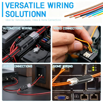 SnapWire™ Double-Wire Quick-Connect Electrical Connectors