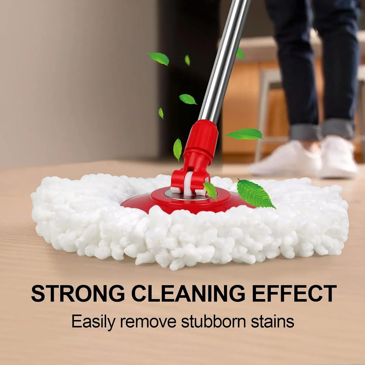MopEase™ 360° Spin Mop & Bucket Set