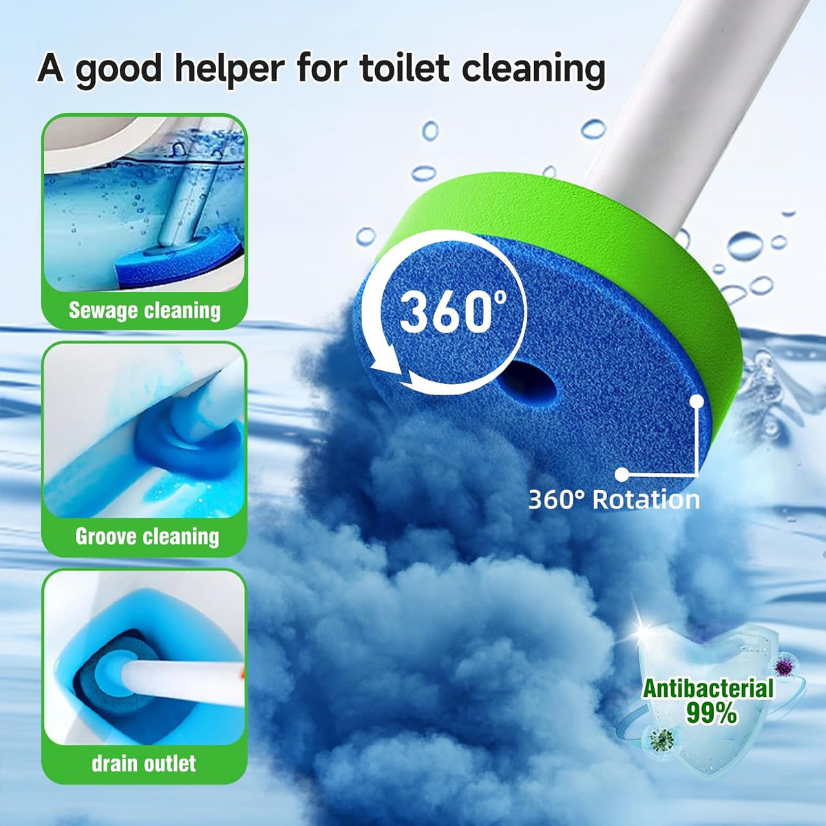ScrubEase™ Toilet Scrubber