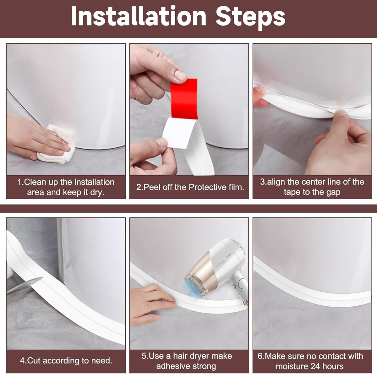 EasySeal™ Waterproof Caulk Tape